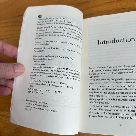 Keystone Kids by John R. Tunis Paperback Vintage Book 1987 Edition - Picture 6 of 7